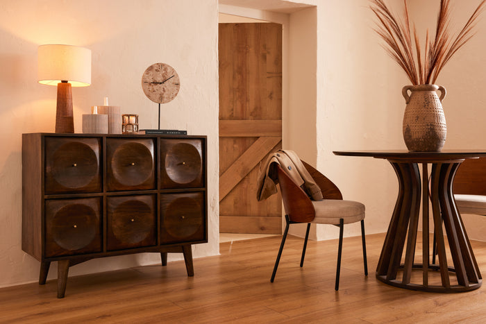 J-Line stoel Lone - multiplex|metaal - bruin|beige