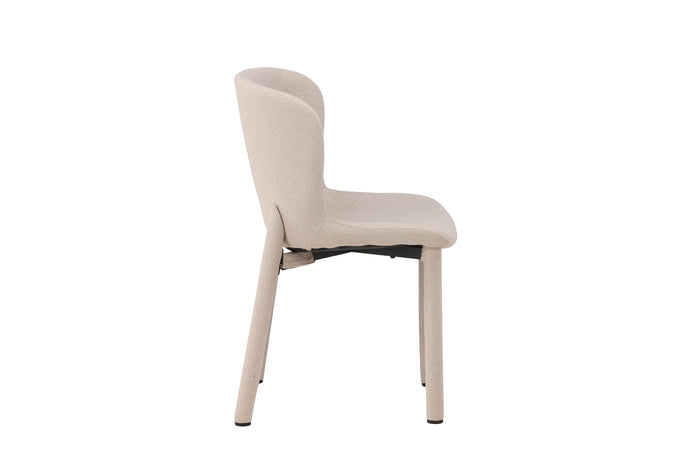 Fjôrd - Eetkamerstoel Beige Stof - Astoria - Set van 2