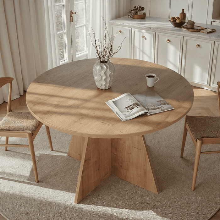 Calicosy - ARIA-tabel - B120 cm - Licht hout