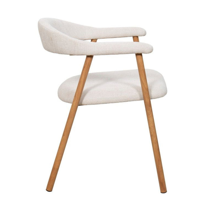 Giga Meubel - Eetkamerstoel Naturel - Mila - Set van 2