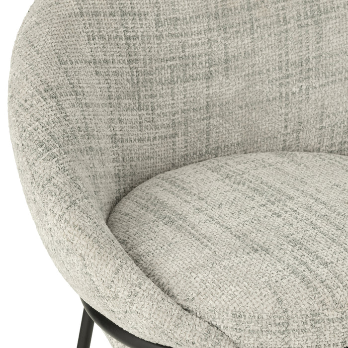 J-Line barkruk - ijzer - grijs|zwart