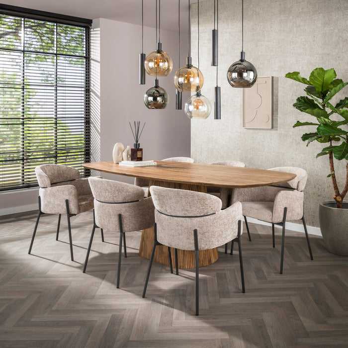 Hoyz Collection - Armstoel Curva Verpakt Per 2 - Hoven Zand