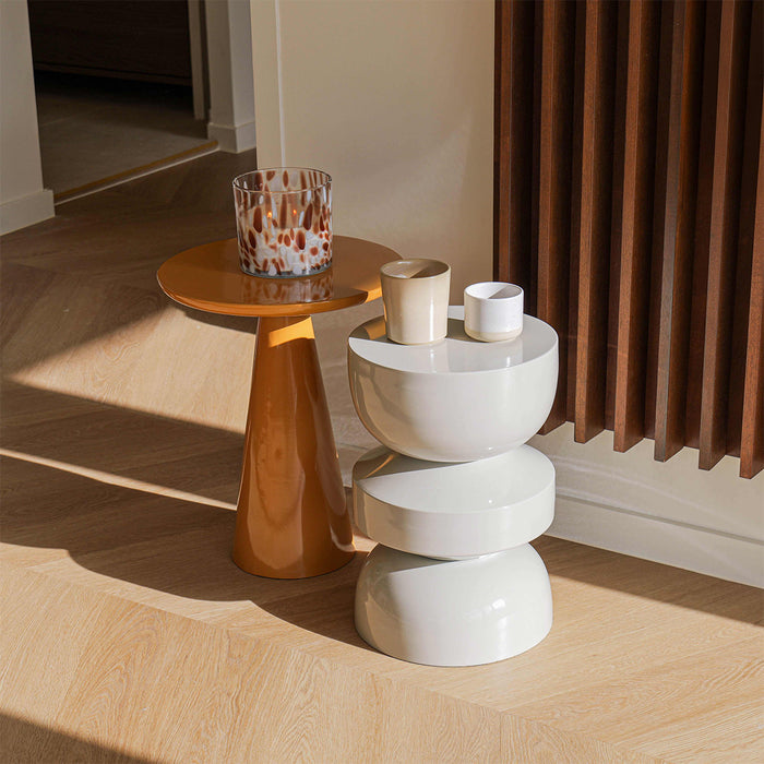 Kick bijzettafel Lea - Okergeel