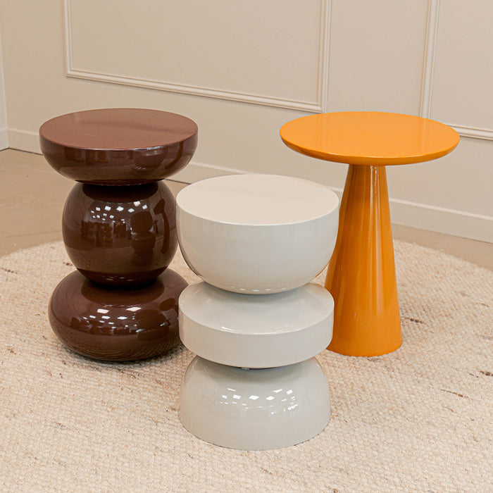 Kick bijzettafel Lea - Okergeel