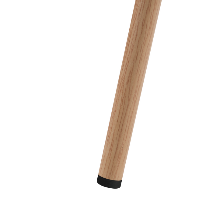 Beliani - LUANA - Barstoel set van 2 - Donkergroen|Lichtbruin - Bouclé