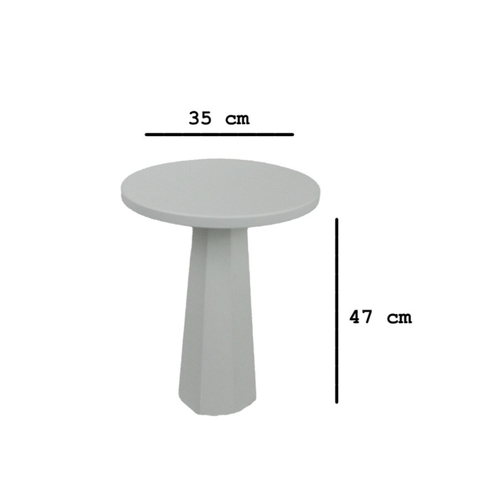 Calicosy - Ronde bijzettafel LILYUM - H47 cm