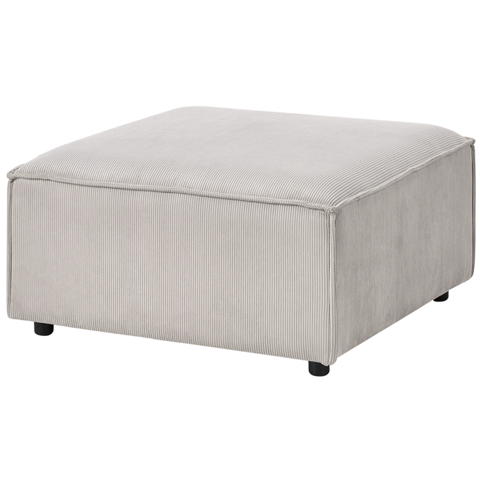 Beliani - ARDAL - Ottomaan - Taupe - Corduroy