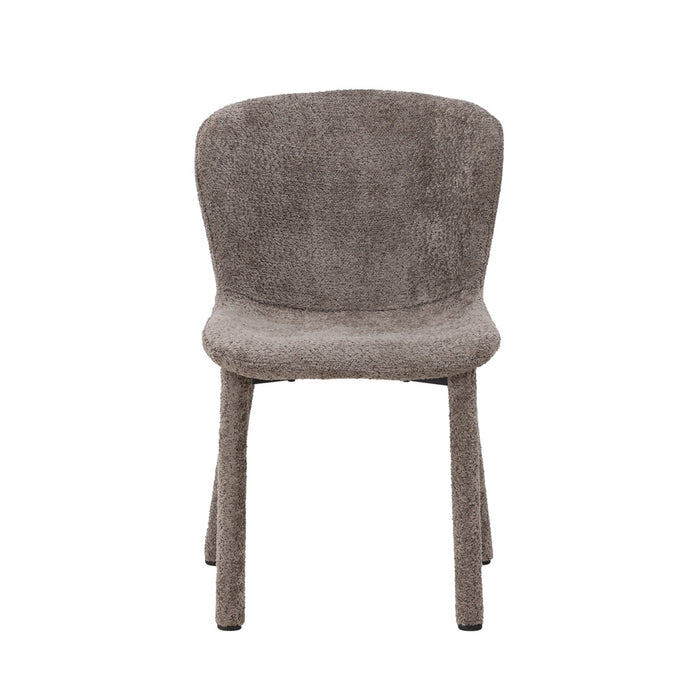 Fjôrd - Eetkamerstoel Bruin Stof - Astoria - Set van 2