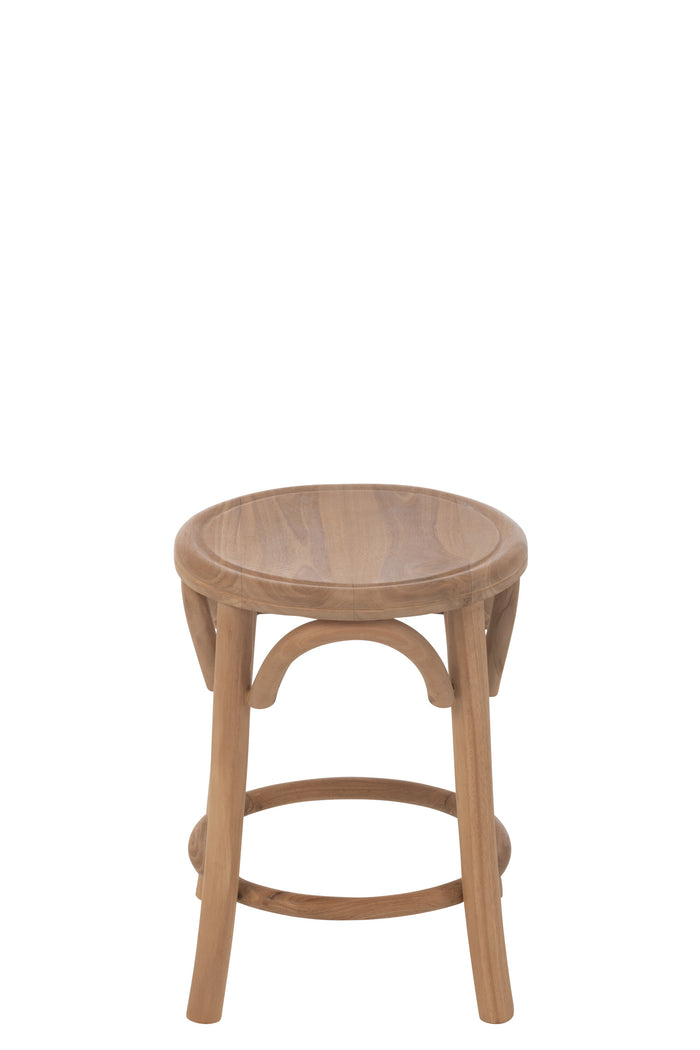 J-Line kruk Ali - teak hout - naturel