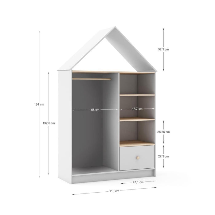 Calicosy - LEONIE Kleedkamer - B110 cm - Groente