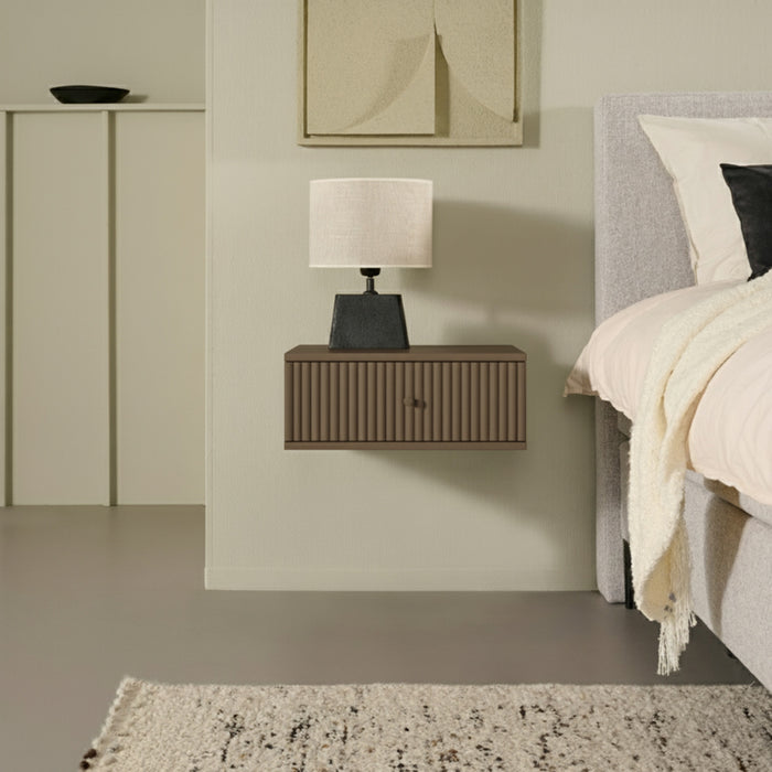 Nachtkastje Hangend Sem - Bruin|Hout - Mango - Hout