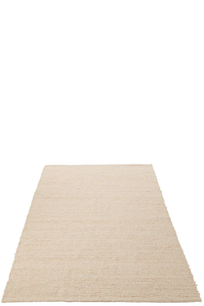 J-Line vloerkleed Geweven - polyester - ecru