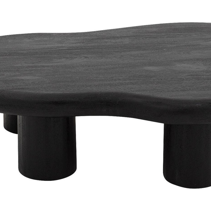 Goossens Salontafel Savi in Mango zwart gelakt