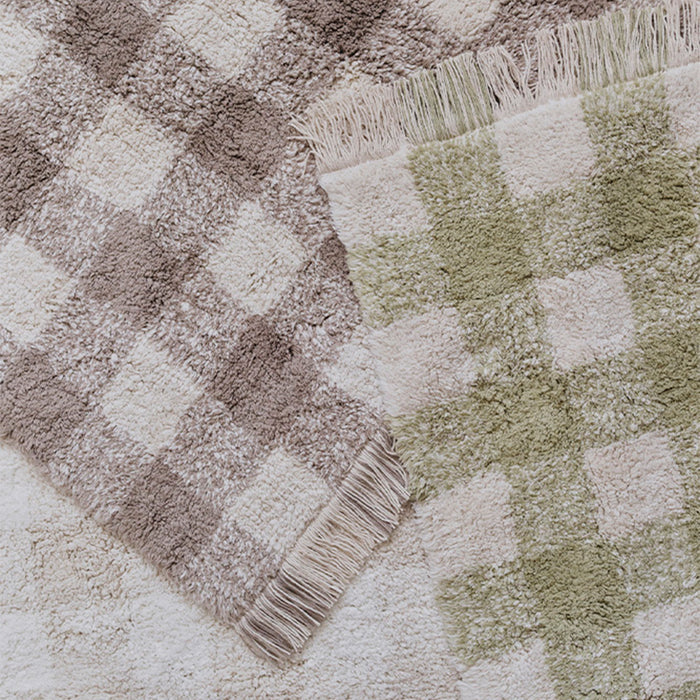 Lorena Canals Vichy Vloerkleed 90 x 120 cm - Matcha