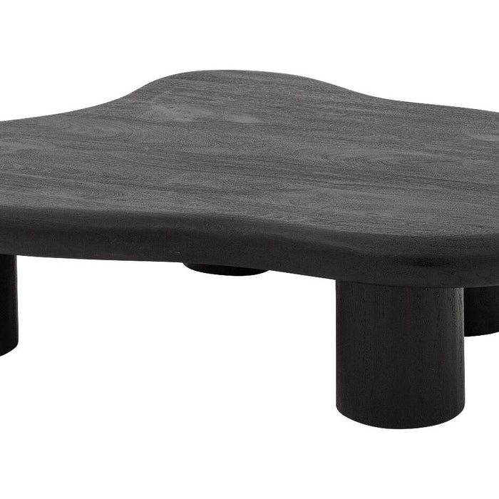 Goossens Salontafel Savi in Mango zwart gelakt