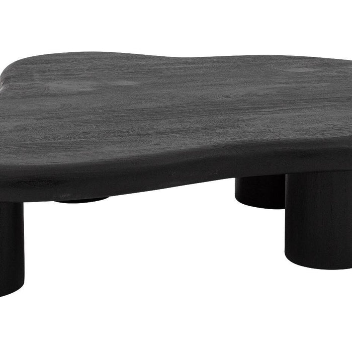 Goossens Salontafel Savi in Mango zwart gelakt