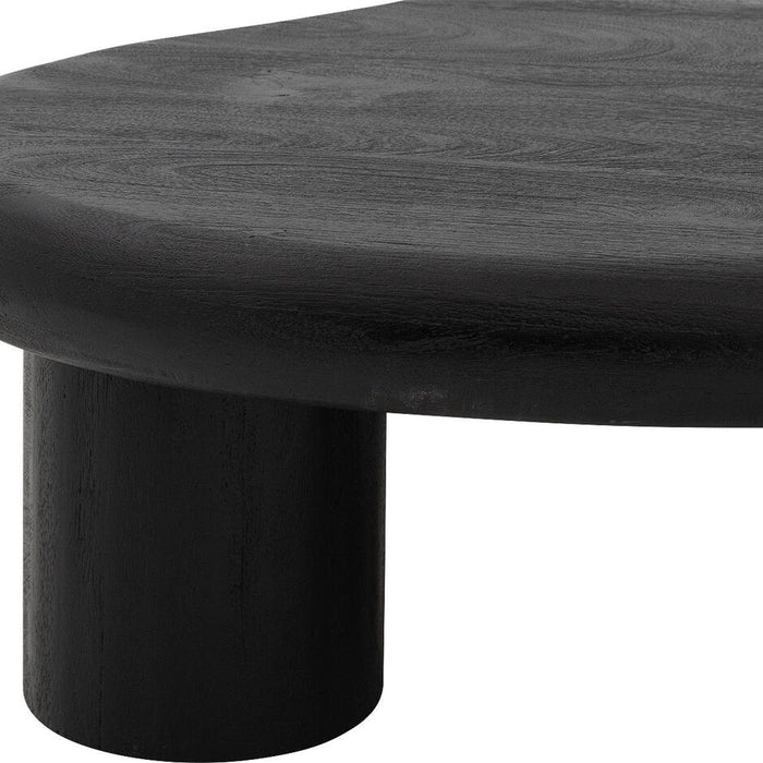 Goossens Salontafel Savi in Mango zwart gelakt