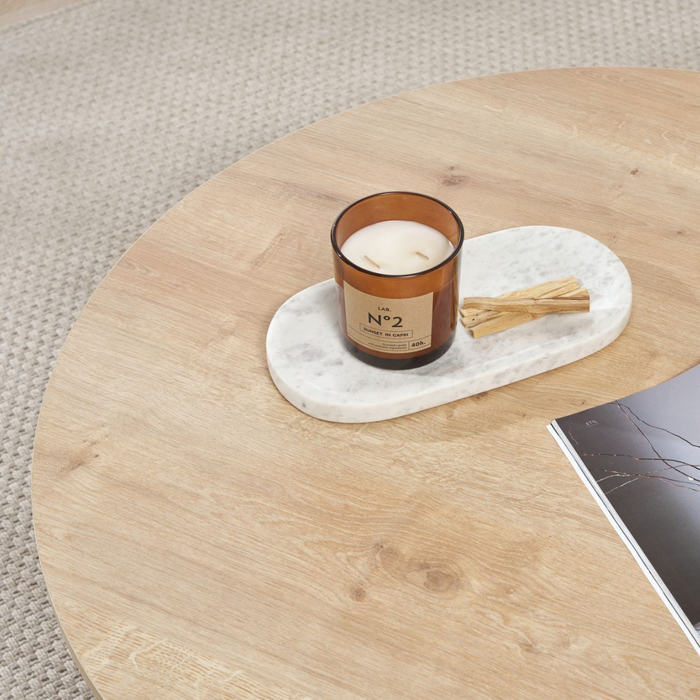 Calicosy - SOLEIL Salontafel met afgerond - H40 cm