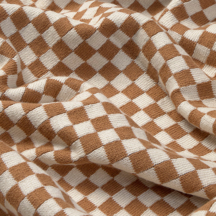 Lorena Canals Tiles Gebreide Plaid 80 x 100 cm - Toffee