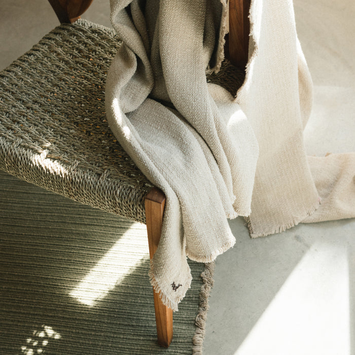 Lorena Canals Handloom Plaid 130 x 180 cm - Natural