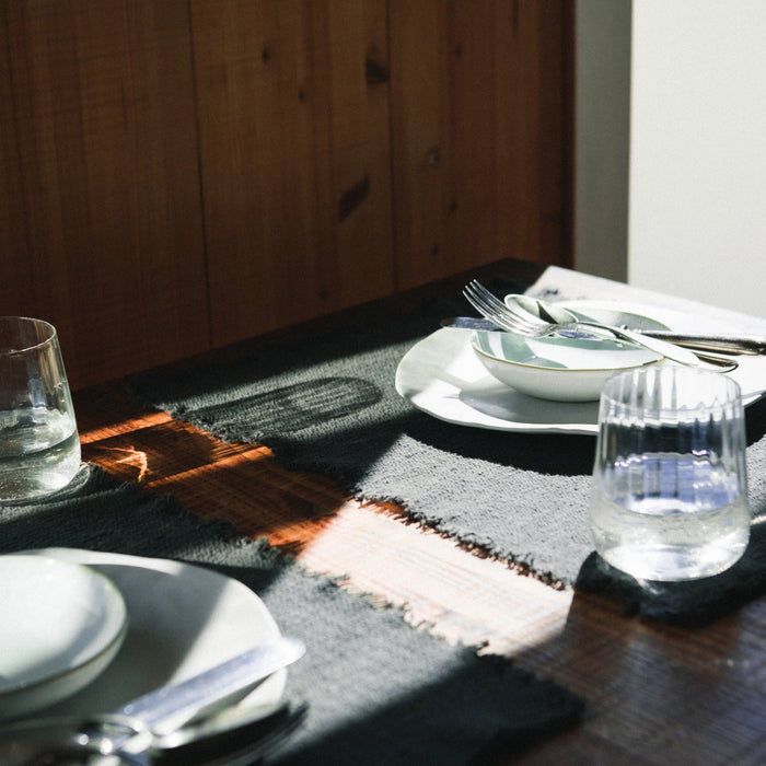 Lorena Canals Handloom Placemat - Set van 2 - Grijs