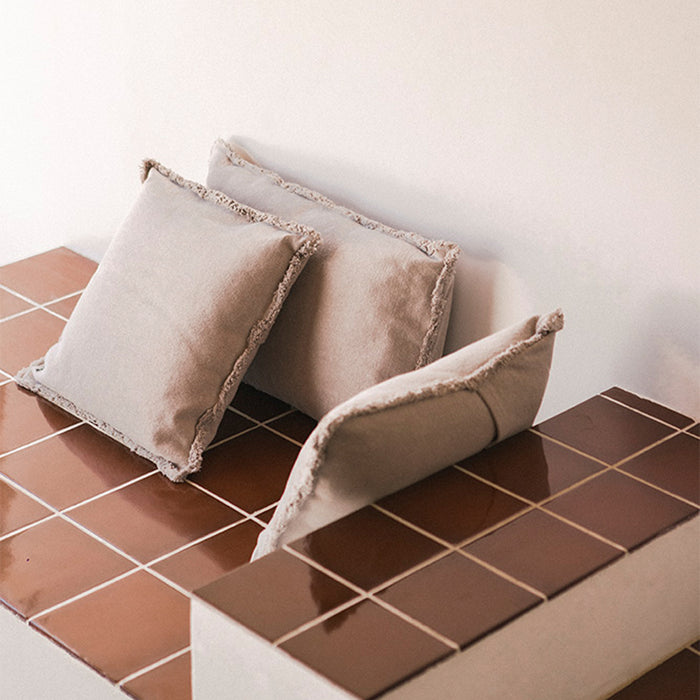 Lorena Canals Canvas Sierkussen 45 x 45 cm - Stonewash