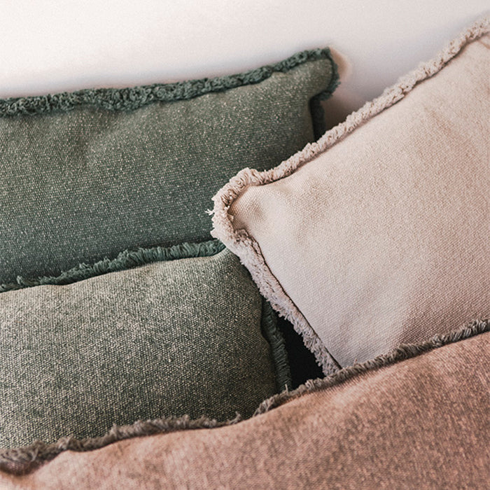 Lorena Canals Canvas Sierkussen 45 x 45 cm - Stonewash