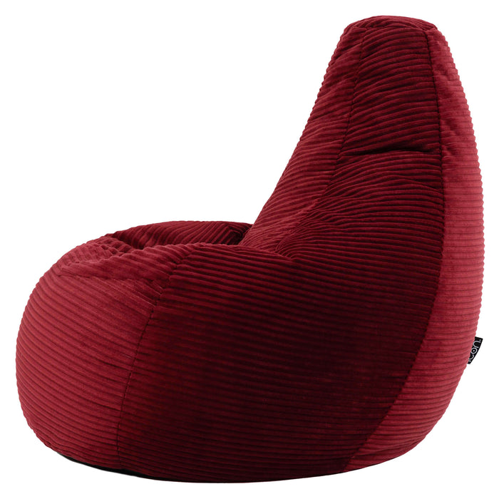 icon Dalton Zitzak - Ribfluweel - Bordeaux