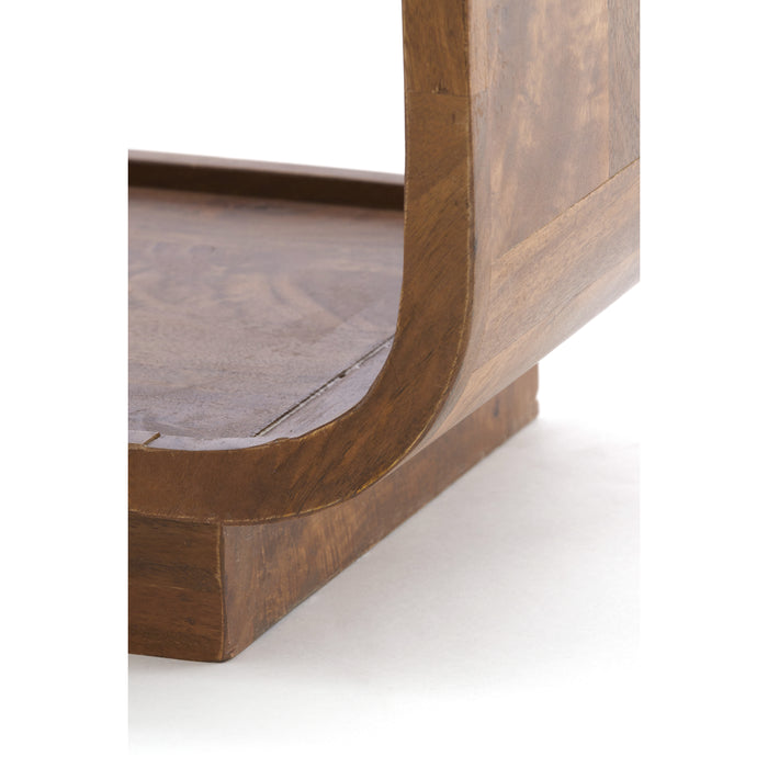 Light&living Kast open 50x35x200 cm DANE hout olie bruin