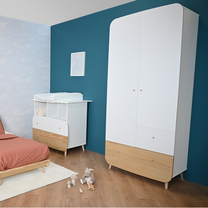 Calicosy - Kast met 2 deuren en 2 lades FIRMIANA - H203,9 cm