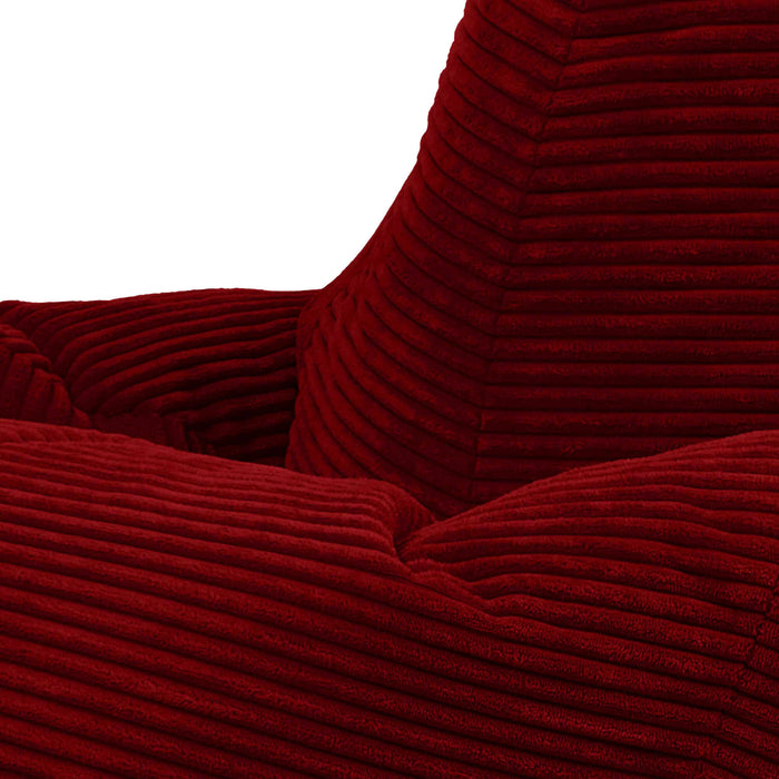 icon Dalton Zitzak - Ribfluweel - Bordeaux