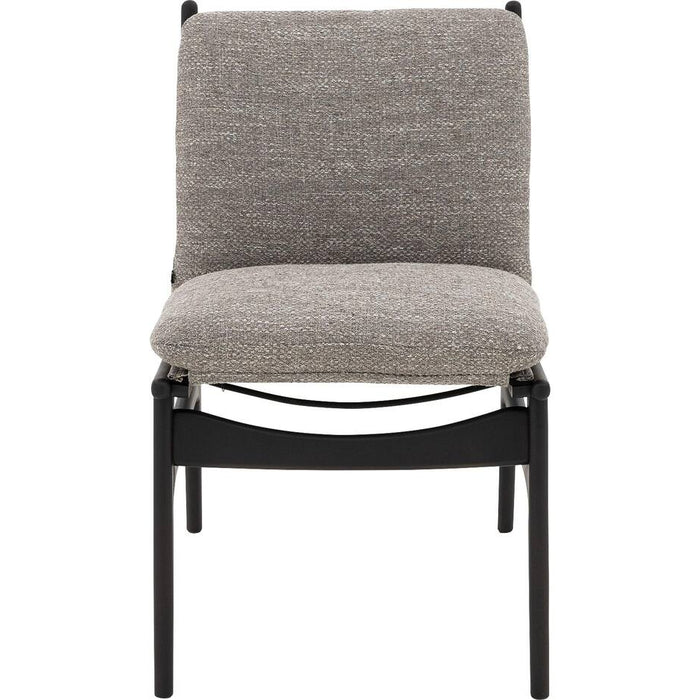 Goossens Eetkamerstoel Alison - Textiel zonder armleuning