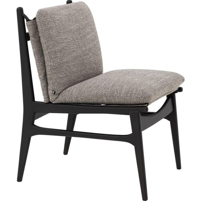 Goossens Eetkamerstoel Alison - Textiel zonder armleuning