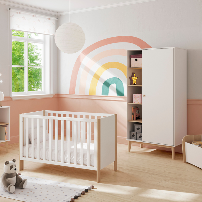 Calicosy - SIMON garderobe - B90 cm - Wit