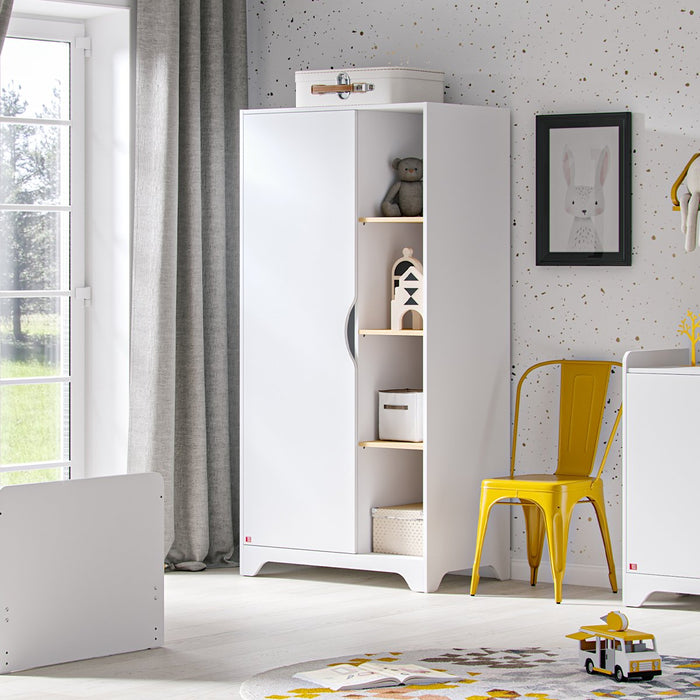 Calicosy - LEAF Kast met 1 deur, 2 kledingstangen - H179,5 cm