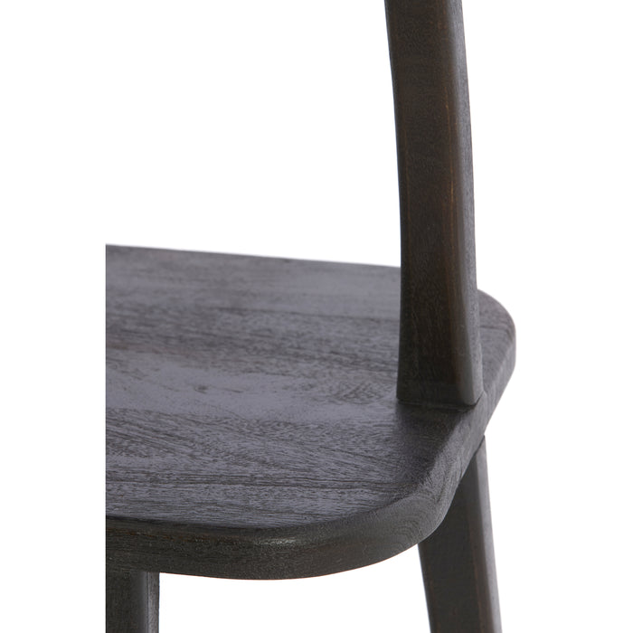 Light&living Kast open 53x40x175 cm LOWE hout mat donker roodbruin