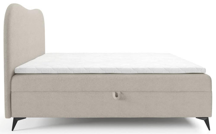 NADUVI Collection Boxspring Adler bouclé met opbergruimte 160 x 200 cm