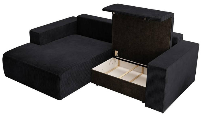 NADUVI Collection Hoekslaapbank Galine ribstof links