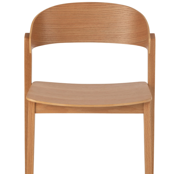 J-Line stoel Laga - eikhout|multiplex - naturel
