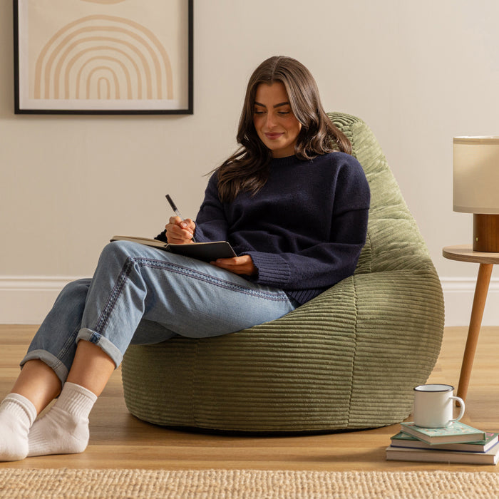 icon Dalton Zitzak - Ribfluweel - Saliegroen