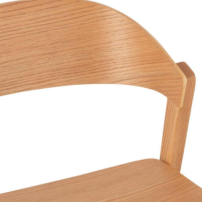 J-Line stoel Laga - eikhout|multiplex - naturel