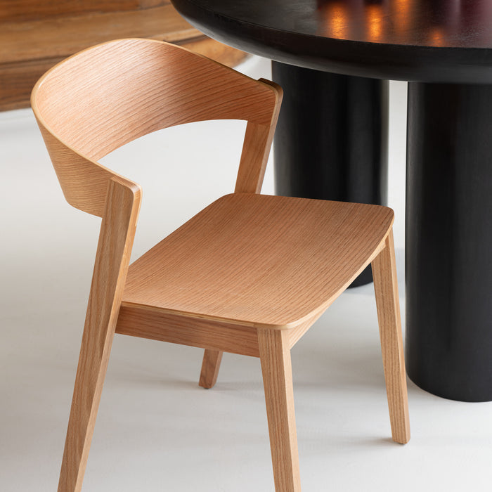 J-Line stoel Laga - eikhout|multiplex - naturel