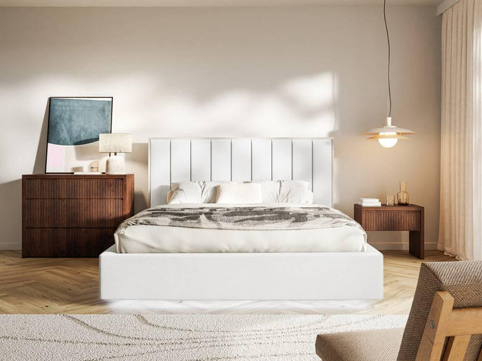 NADUVI Collection Bedframe Taavi fluweel met opbergruimte en
