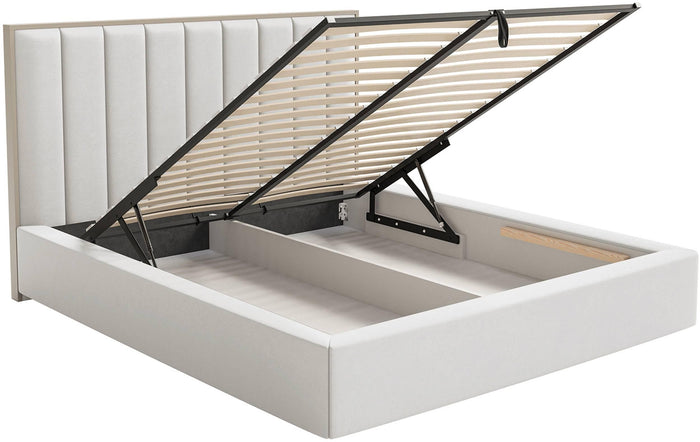 NADUVI Collection Bedframe Taavi fluweel met opbergruimte en