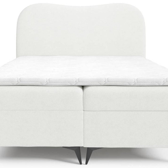 NADUVI Collection Boxspring Adler bouclé met opbergruimte 160 x 200 cm