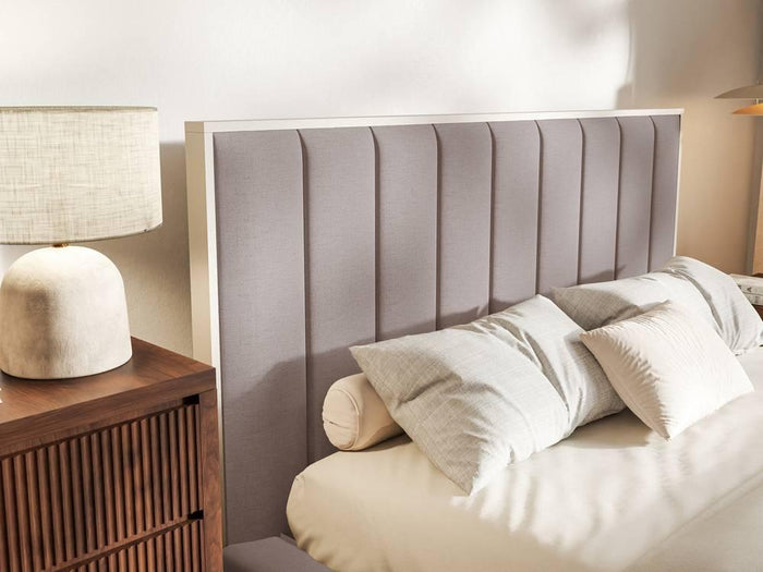 NADUVI Collection Bedframe Taavi chenille met opbergruimte en