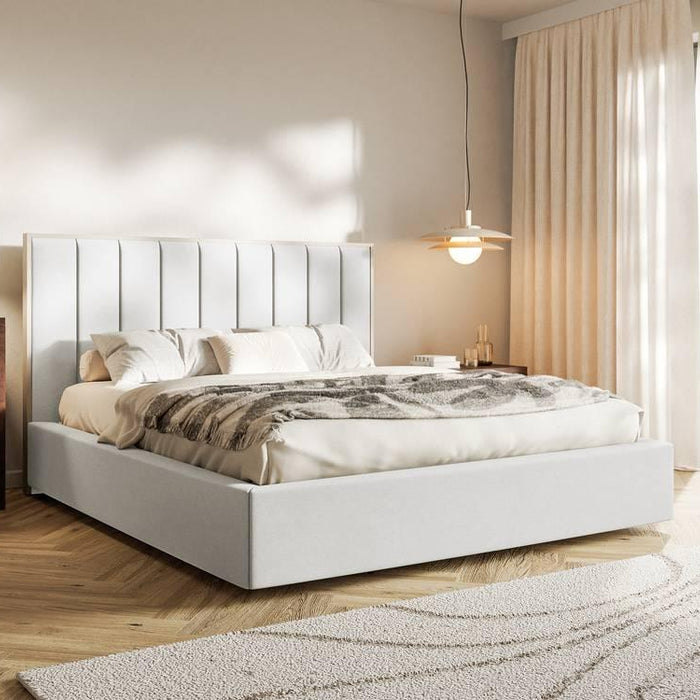 NADUVI Collection Bedframe Taavi fluweel met opbergruimte 140 x 200 cm