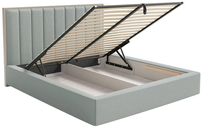 NADUVI Collection Bedframe Taavi fluweel met opbergruimte en
