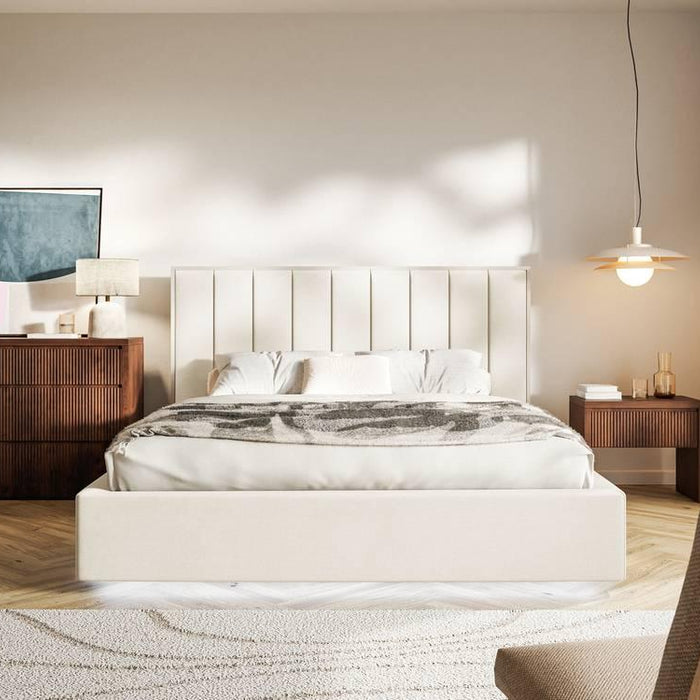 NADUVI Collection Bedframe Taavi fluweel met opbergruimte en