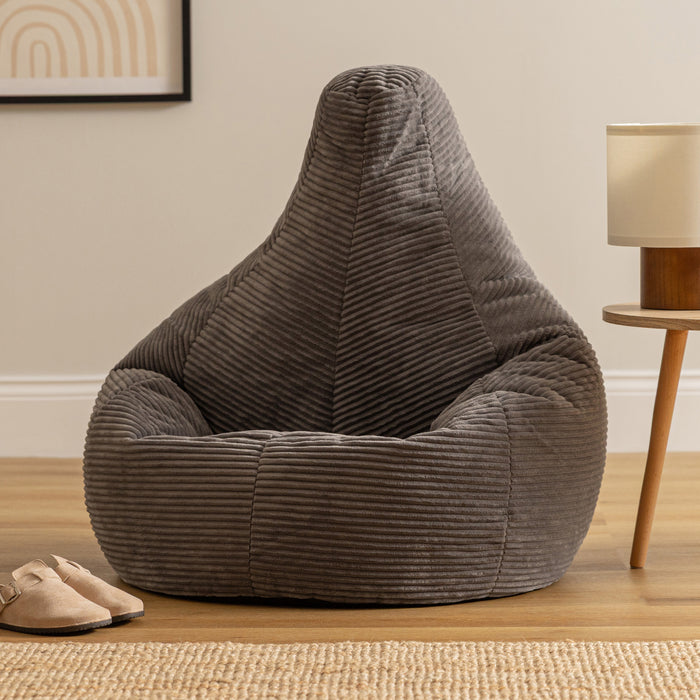 icon Dalton Zitzak - Ribfluweel - Houtskool